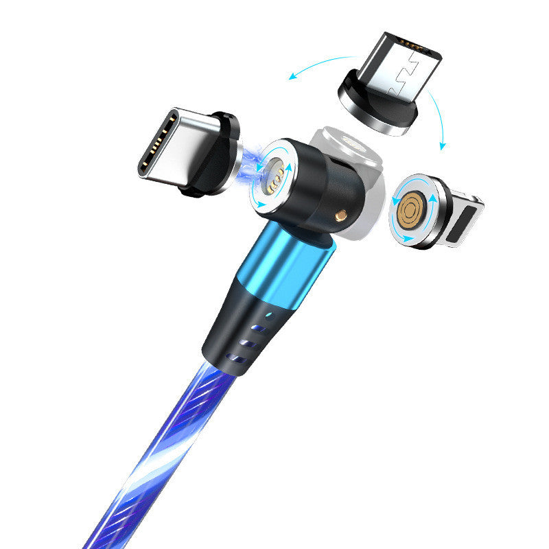 Rotatable Luminous Magnetic Cable For Fast Charging