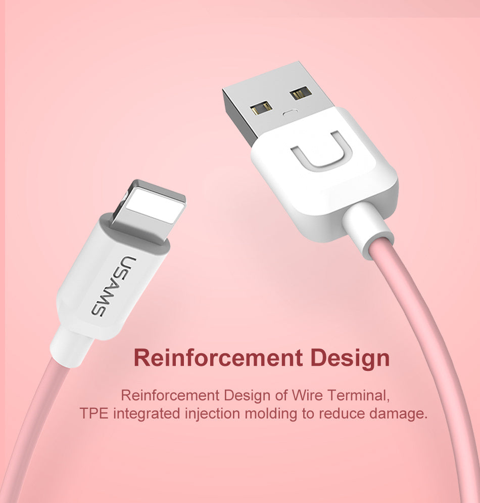 USB Cable For Charger X 8 7 6 6s Plus 5 5s SE,2A 1M Mobile USB Data Cable For  Cable For Lightning Cable