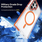 Drop-resistant All-inclusive Magnetic Suction Charger Transparent Acrylic Ultra Phone Case