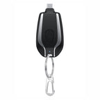 1500mAh Mini Power Emergency Pod Key chain Charger With Type-C - Ultra-Compact Mini Battery Pack
