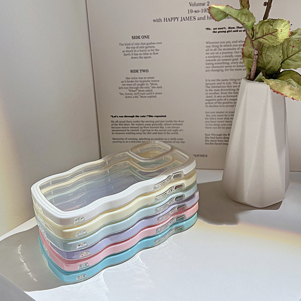Wave Border Mobile Phone Solid Case