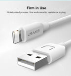 USB Cable For Charger X 8 7 6 6s Plus 5 5s SE,2A 1M Mobile USB Data Cable For  Cable For Lightning Cable