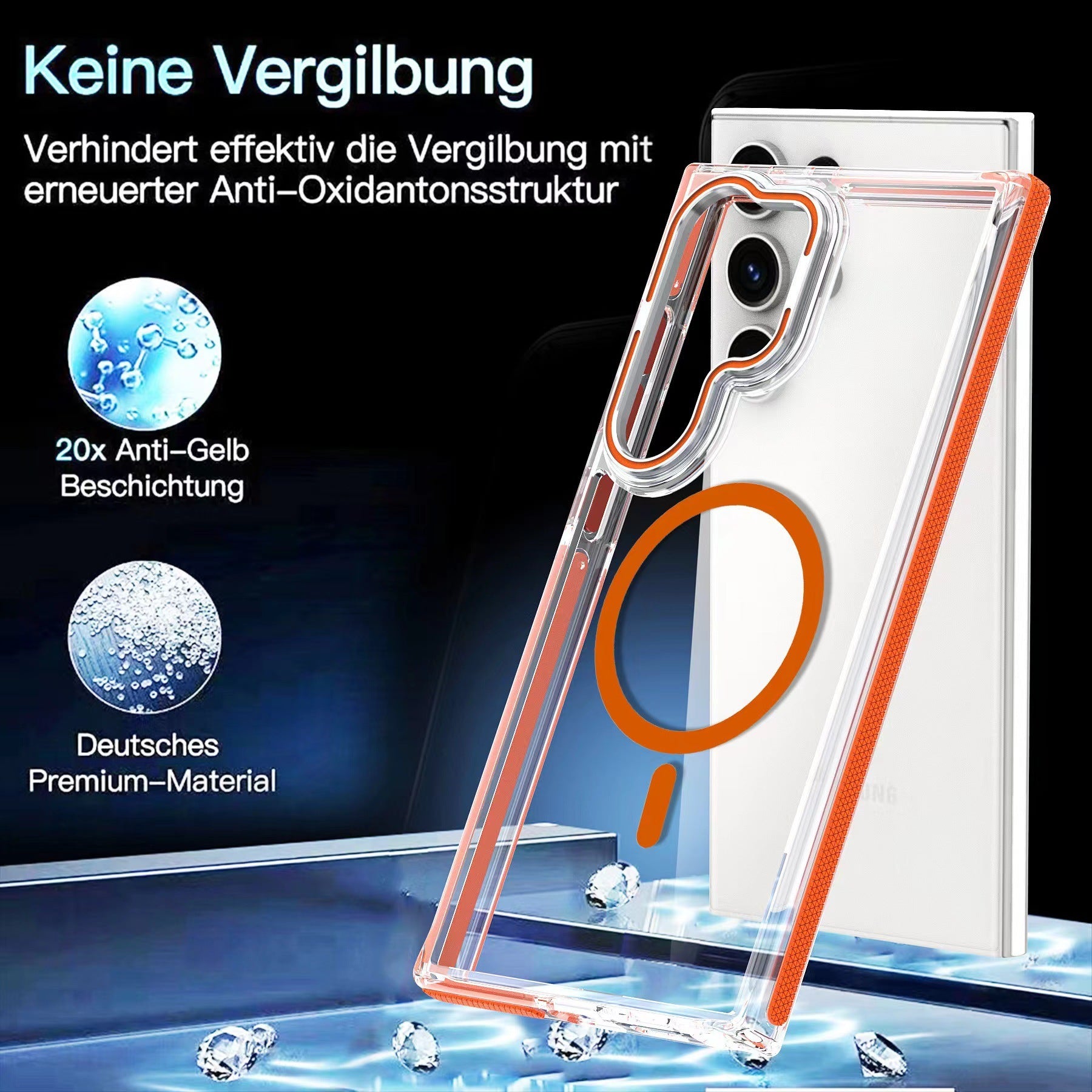 Samsung S25 ULTRA Phone Case With Magnetic Suction