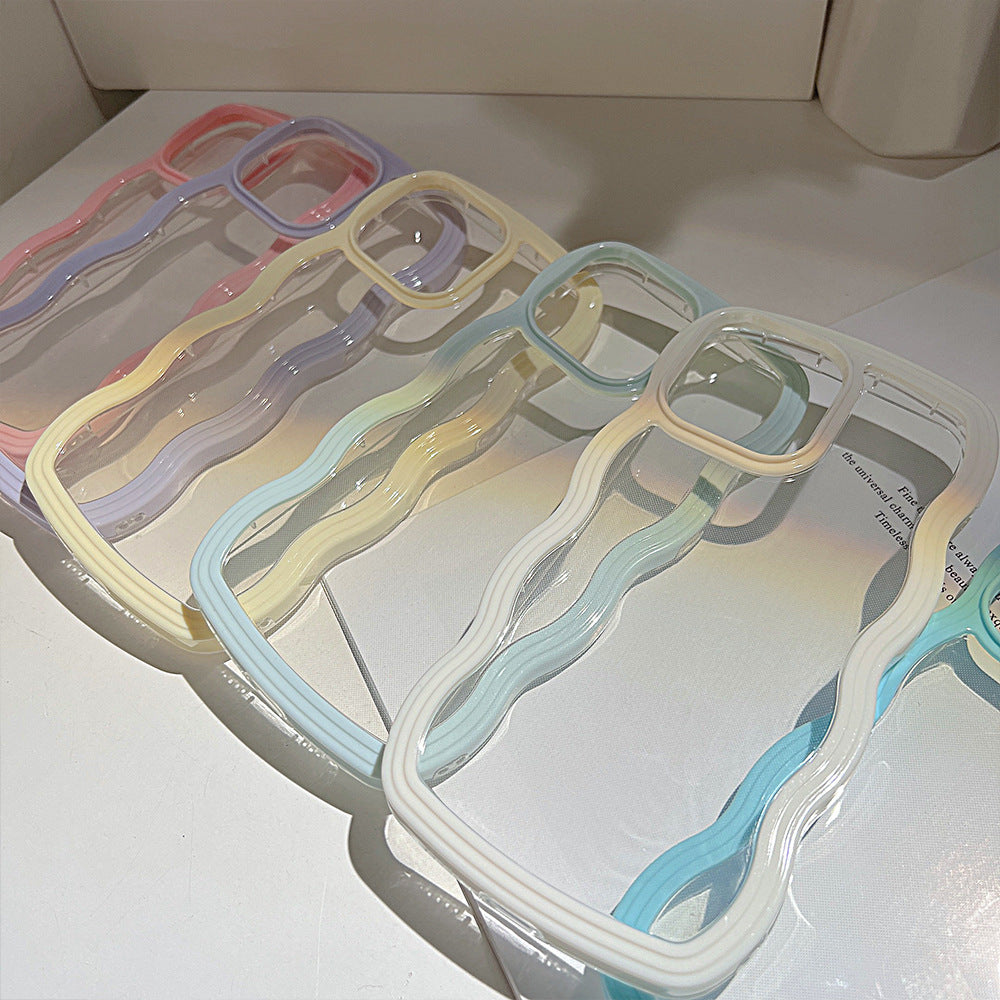Wave Border Mobile Phone Solid Case