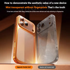 Simple Translucent with Lens Film Case for iPhone 17 Pro Max All-inclusive Anti-fall Damping Cover