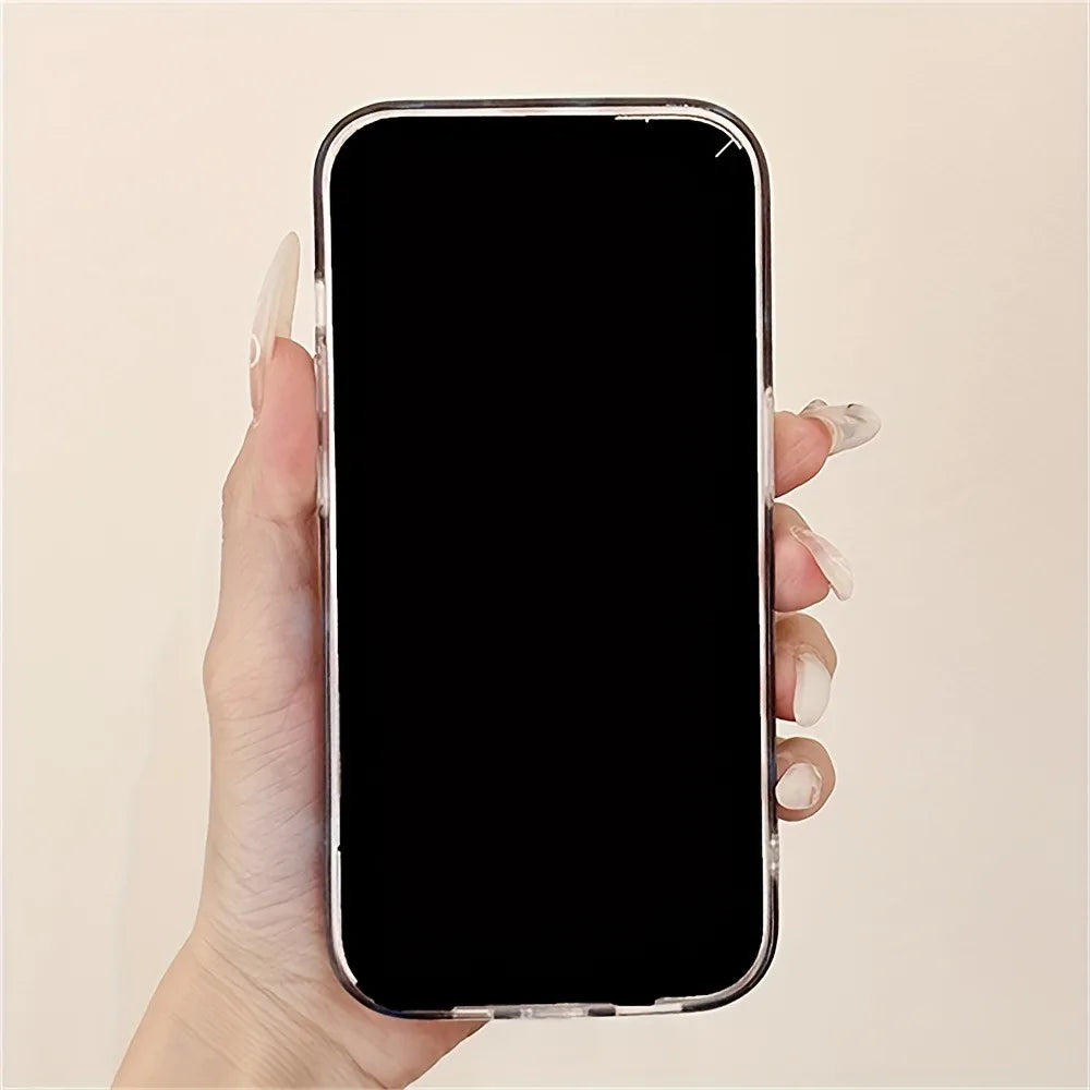 Simple Fashion Smudge Leopard Print Soft Phone Case For iPhone