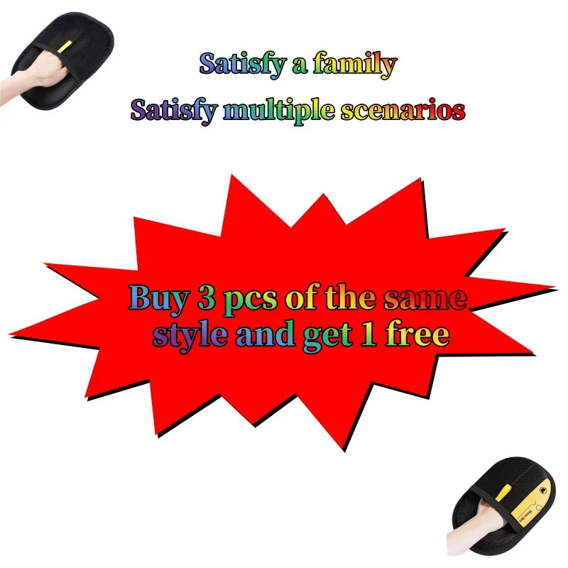 Pet hair glove removal Cat Grooming Reusable Electrostatic Dedusting Brush Dog Hair Remover for Couch Carpet Clothes Washable