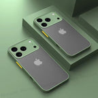 New Armour Shockproof Matte Hard Case For Iphone - Silicone Frosted Back Cover Case