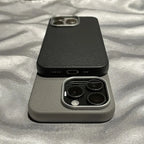 Luxury Matte Leather Phone Case For iPhone - Protection Shockproof Cover