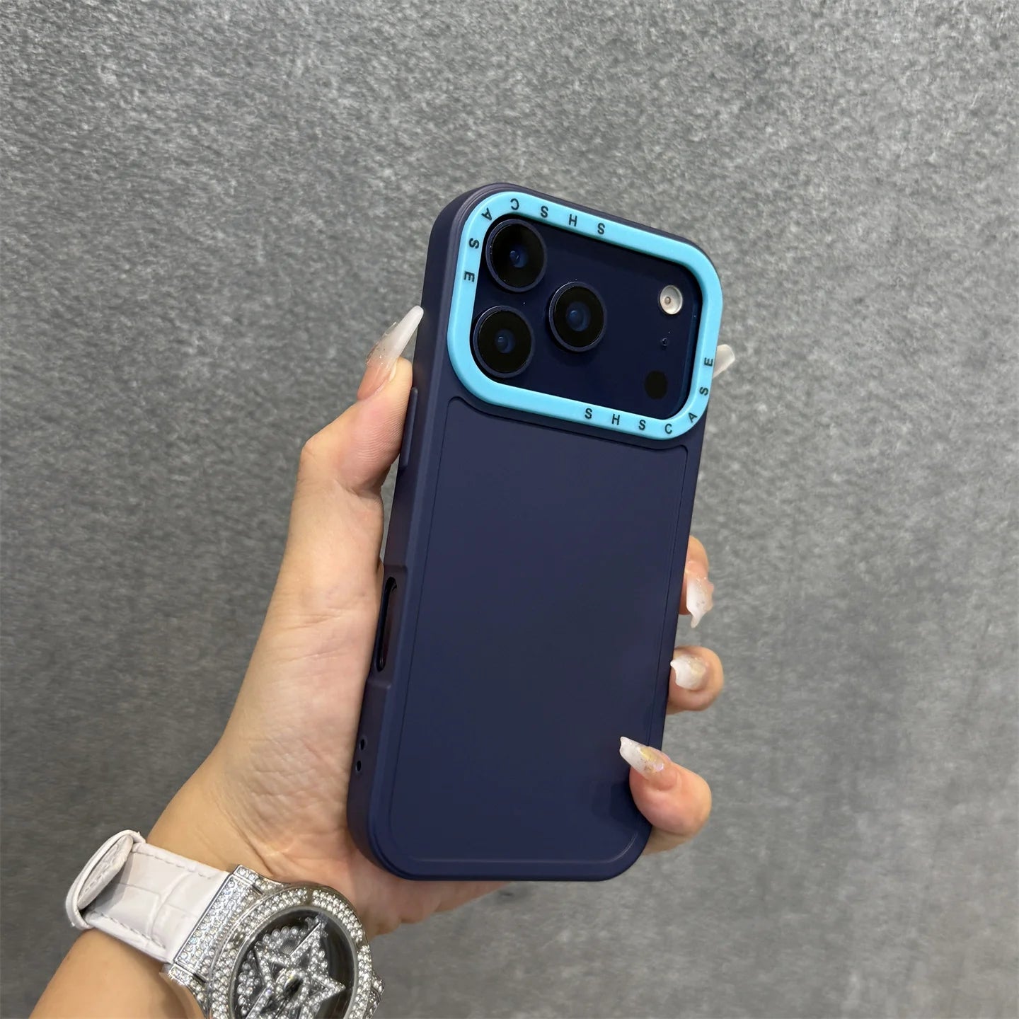 Collision Colour Lens Protector Soft Phone Case For iPhones