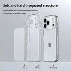 Luxury Hybrid Transparent Shockproof Phone Case For iPhone 17 Pro Max 17 Air 17Pro Max Clear Hard Acrylic Protective Back Cover