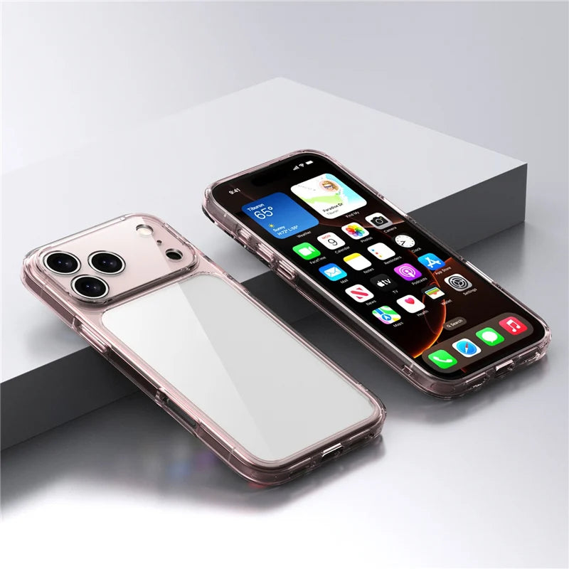 Luxury Transparent Shockproof Case For iPhone