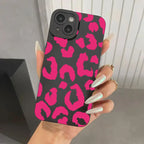 Leopard Design Camera Protective Phone Case for iPhone