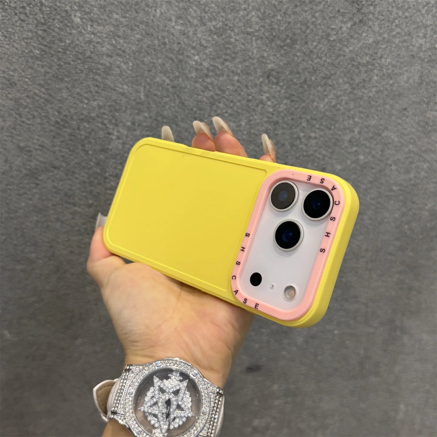 Collision Colour Lens Protector Soft Phone Case For iPhones