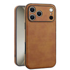 Soft Leather Case for iPhone 17 14 13 12 11 16 Pro Max XR 15 Plus Air Ultra Thin Lens Protection iphone16 16Pro Cover Coque