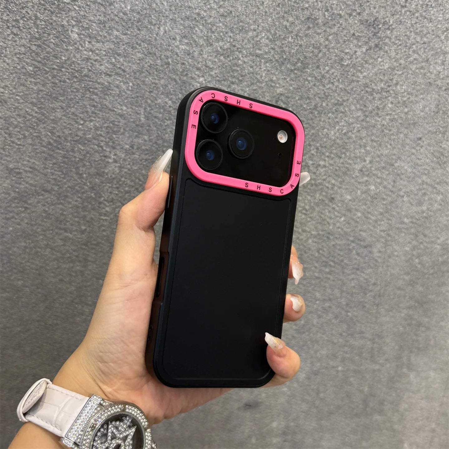 Collision Colour Lens Protector Soft Phone Case For iPhones