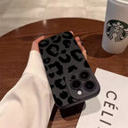 Leopard Design Camera Protective Phone Case for iPhone