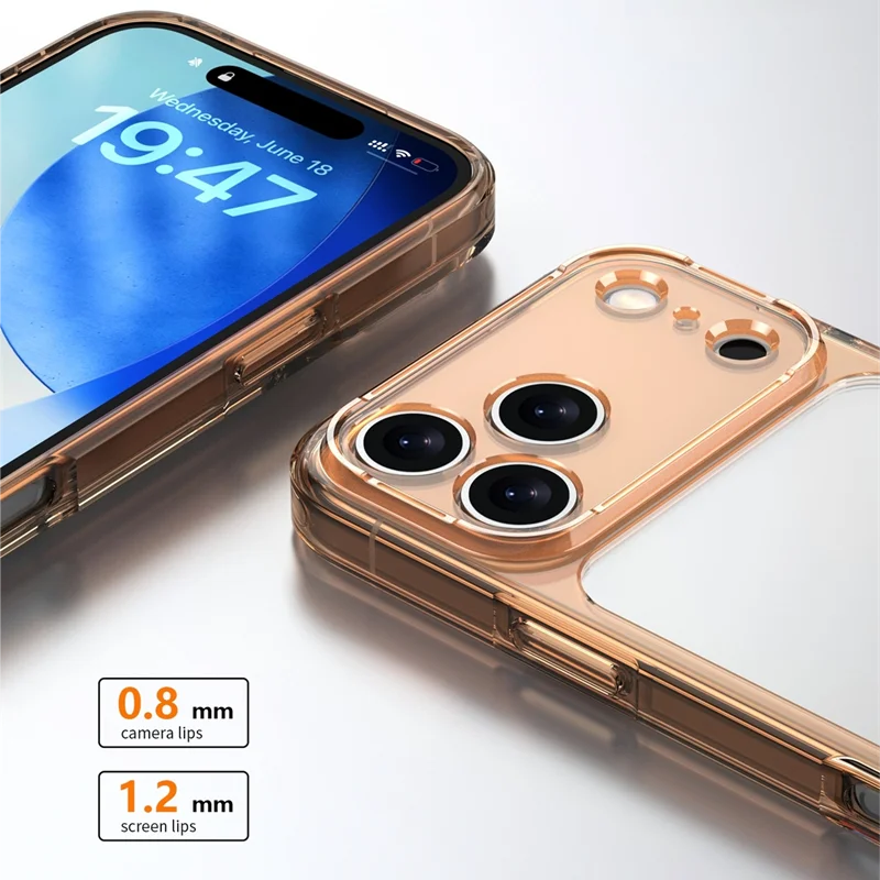 Luxury Hybrid Transparent Shockproof Case For iPhone