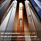 Simple Translucent with Lens Film Case for iPhone 17 Pro Max All-inclusive Anti-fall Damping Cover