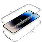 Full Protection Transparent Clear Phone Case for iPhone - Soft Shockproof Back Cover