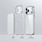 Luxury Transparent Shockproof Case For iPhone