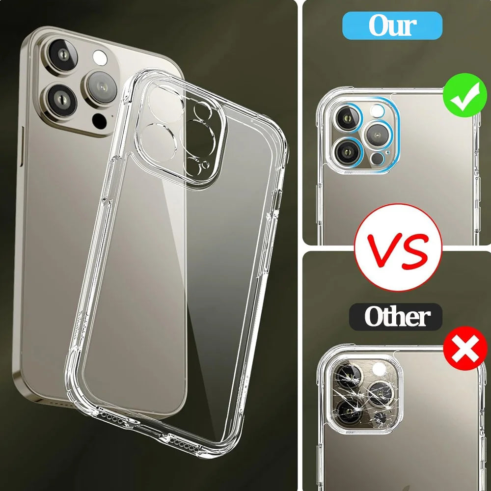 Phone Case For iPhone - Transparent Case Cover