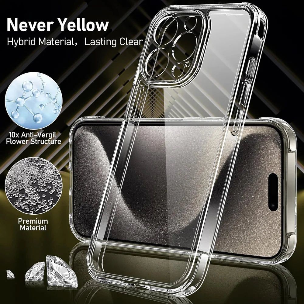 Phone Case For iPhone - Transparent Case Cover