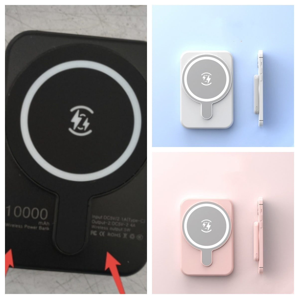 Mini Fast Charging Magnetic Wireless Power Bank 5000 mAh