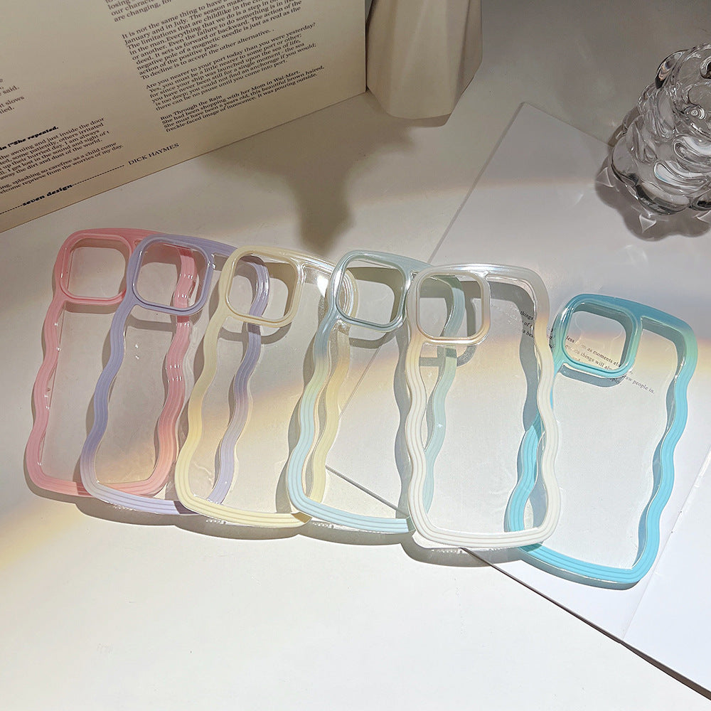 Wave Border Mobile Phone Solid Case