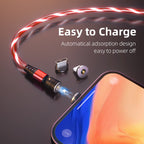 Rotatable Luminous Magnetic Cable For Fast Charging