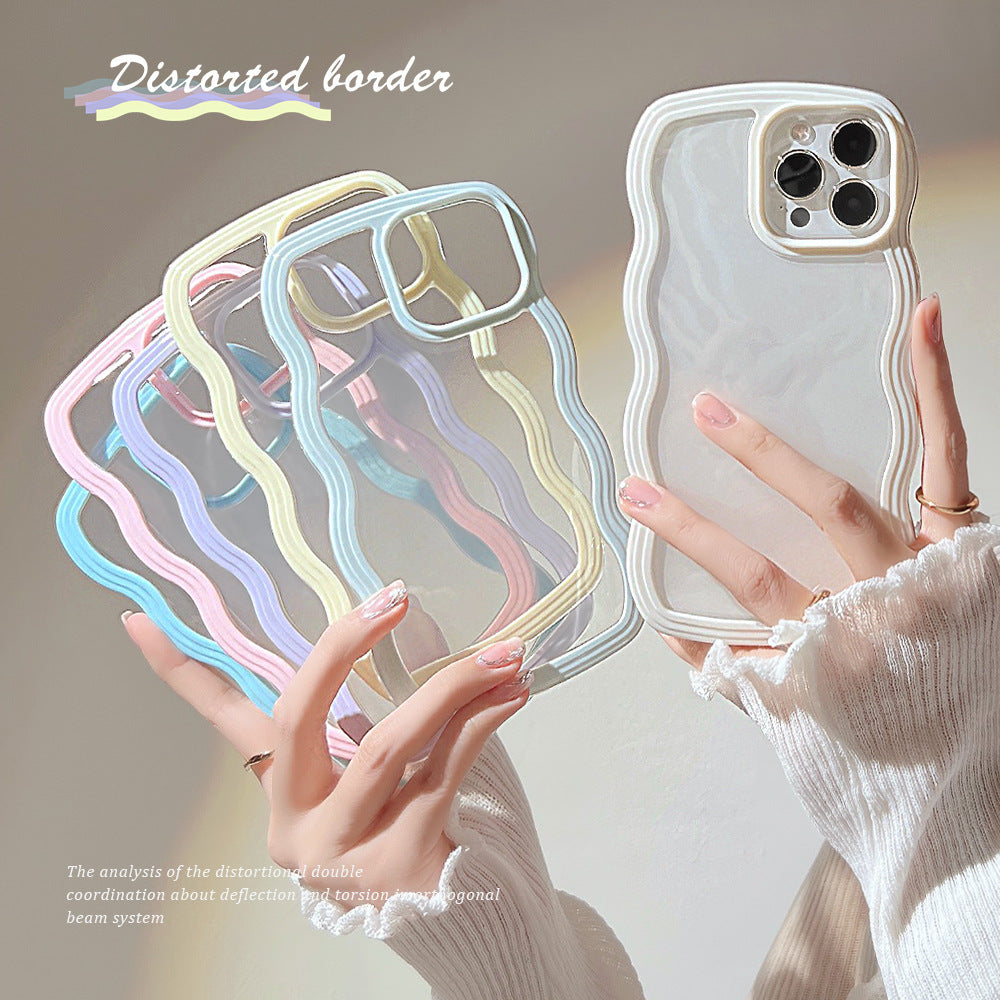 Wave Border Mobile Phone Solid Case